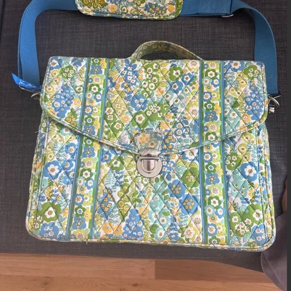 VERA BRADLEY BRIEFCASE TOTE WALLET COMBO - Picture 4 of 16